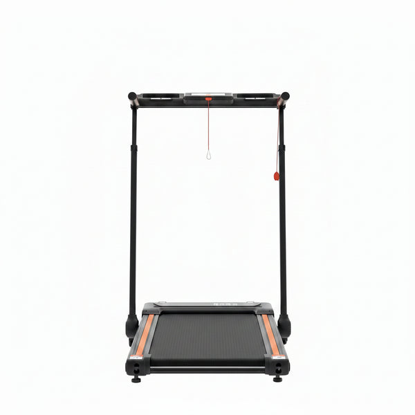 Foldable Walking Pad Treadmill for Home with Handle Bar and Removable Desk, 4.0HP under Desk Treadmill with Incline, 330 Lb Compact Treadmill for Small Spaces with Wristband Remote Control